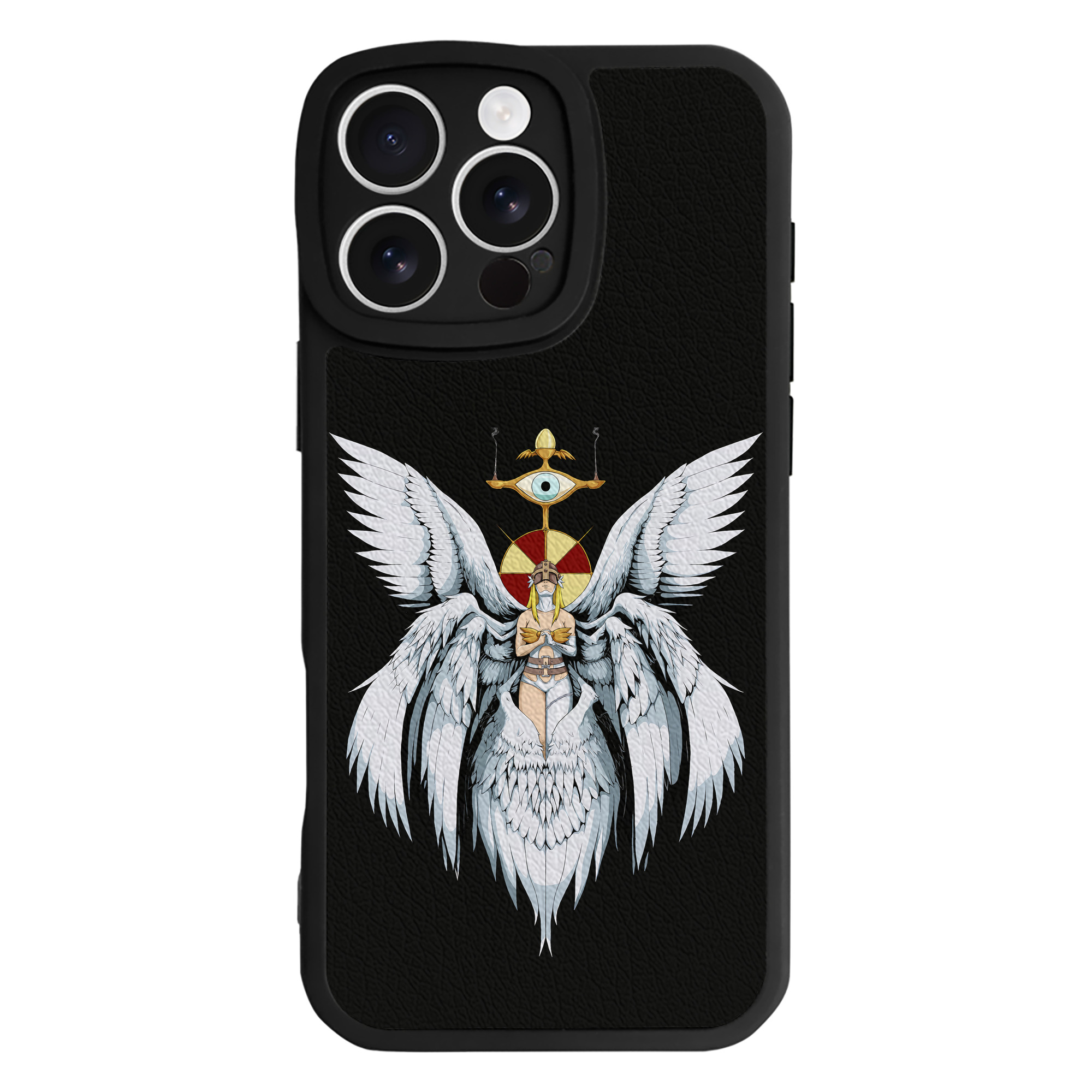 （画像用） Digimon デジタルモンスター/デジモン 【iPhone 16シリーズ対応】シリコンスマホケース（レザー調） 材質：シリコン